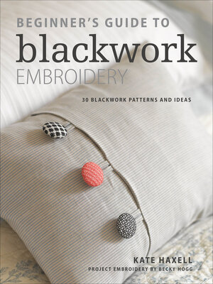 cover image of Beginner's Guide to Blackwork Embroidery